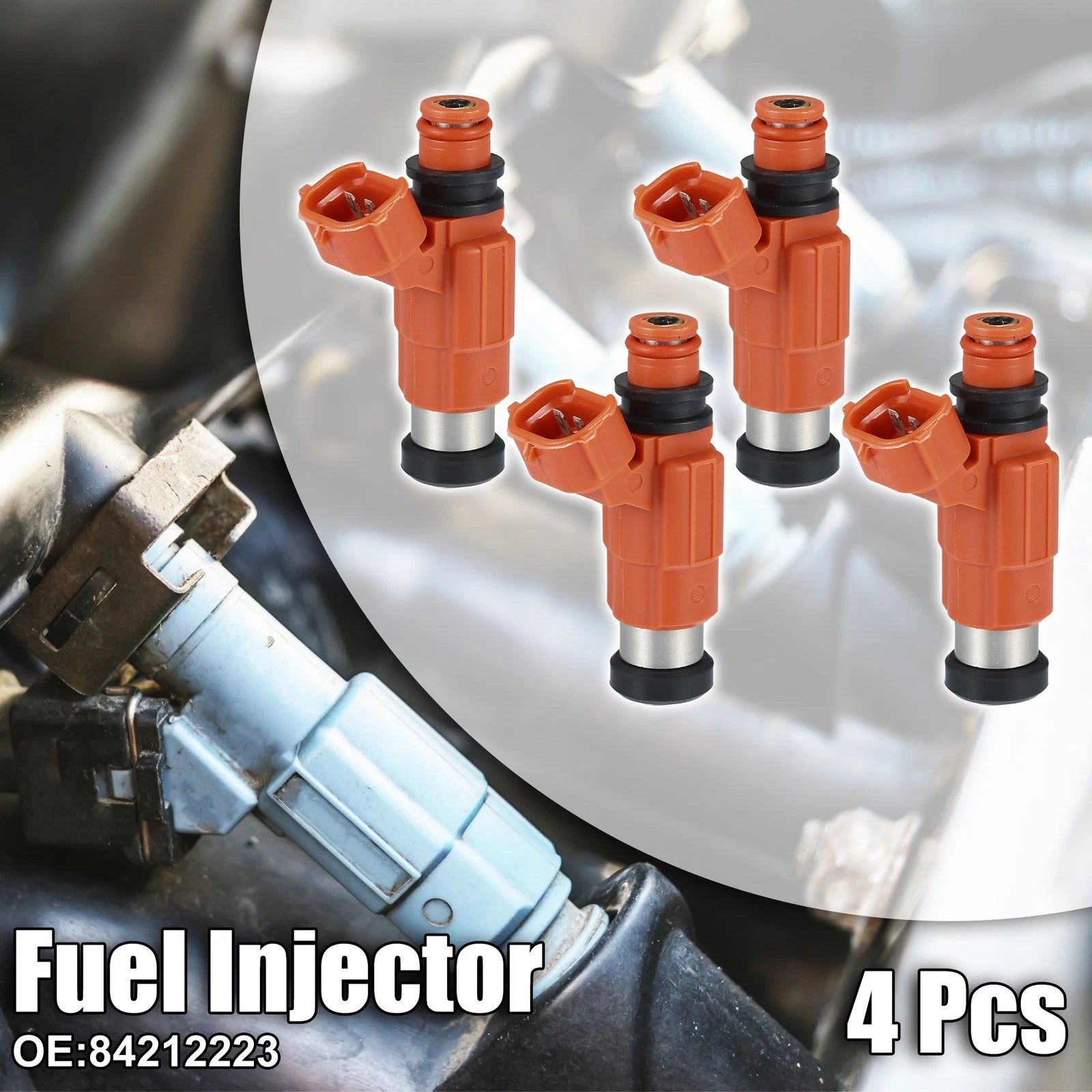 Set of 4 Fuel Injectors for Mitsubishi Galant 3.0L V6 (1999–2003) No. 84212223