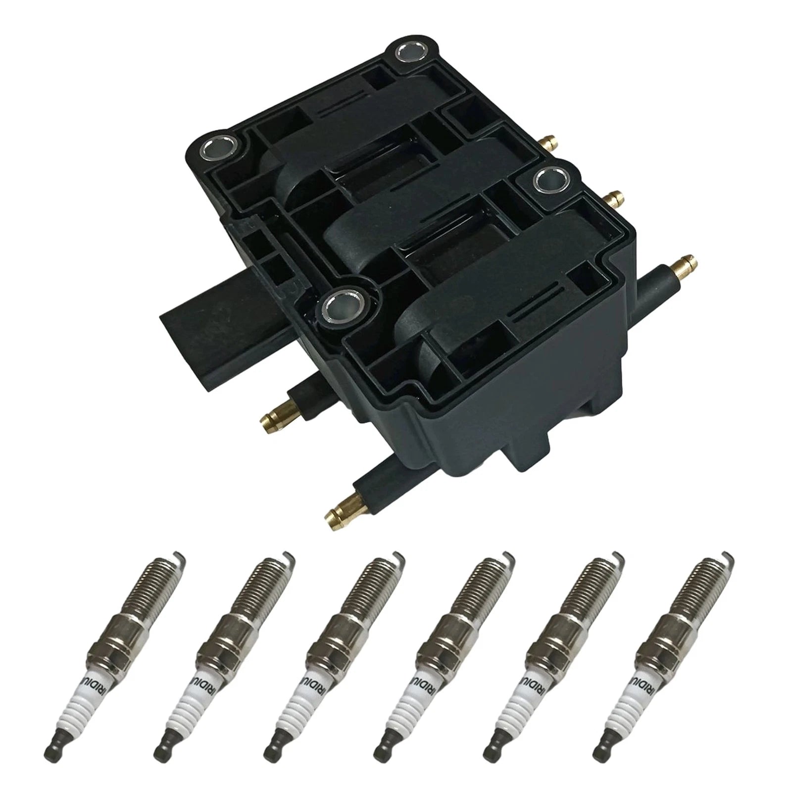 6X Spark Plugs & Ignition Coils for Town & Country Grand Caravan (2008–2016)