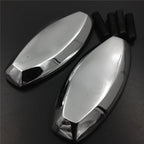 Mirror Block Off Base Plates for Yamaha R1 YZF-R1 (1998–1999) Chrome