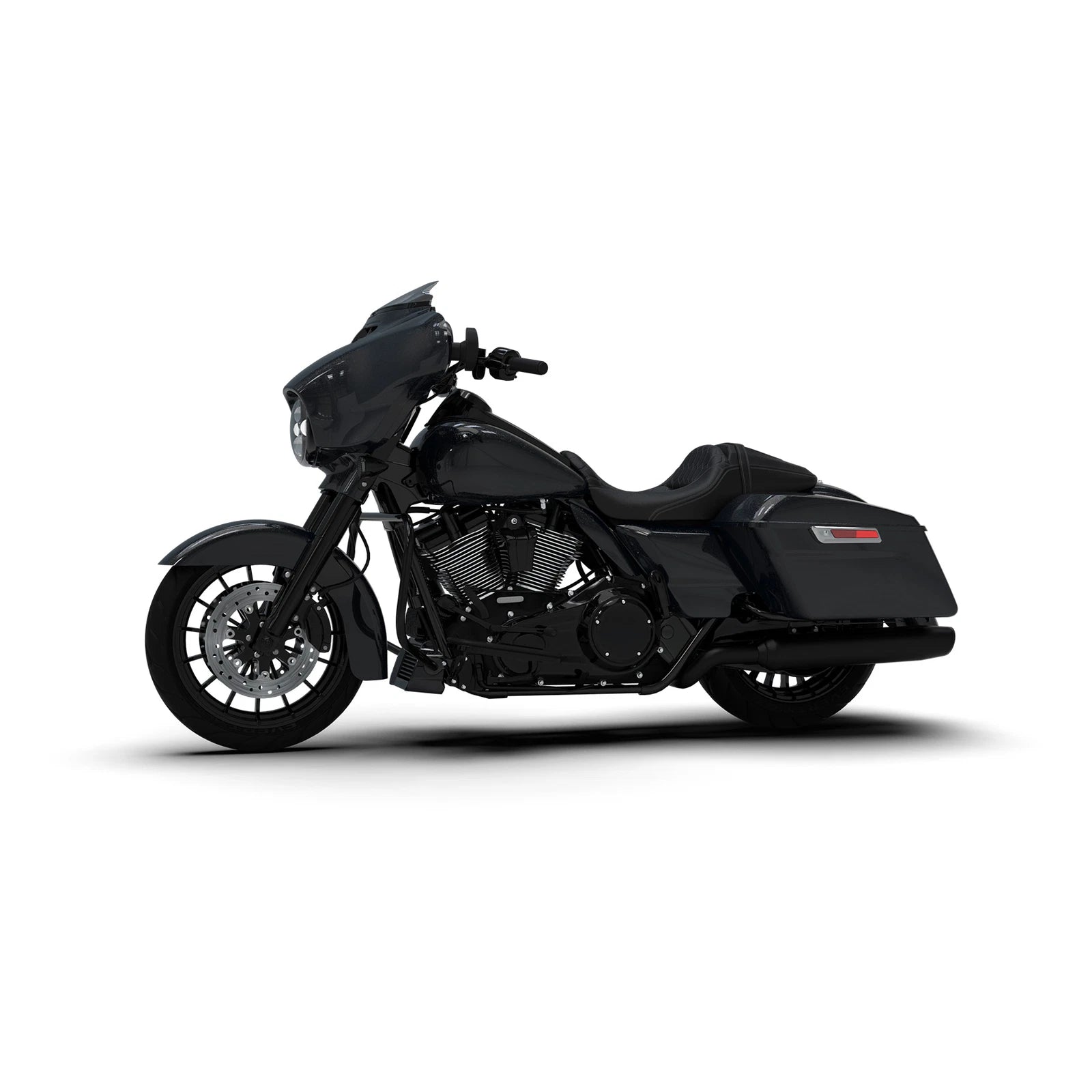 Hard Saddlebags for Harley Electra Glide (2014–2024) Black Tempest
