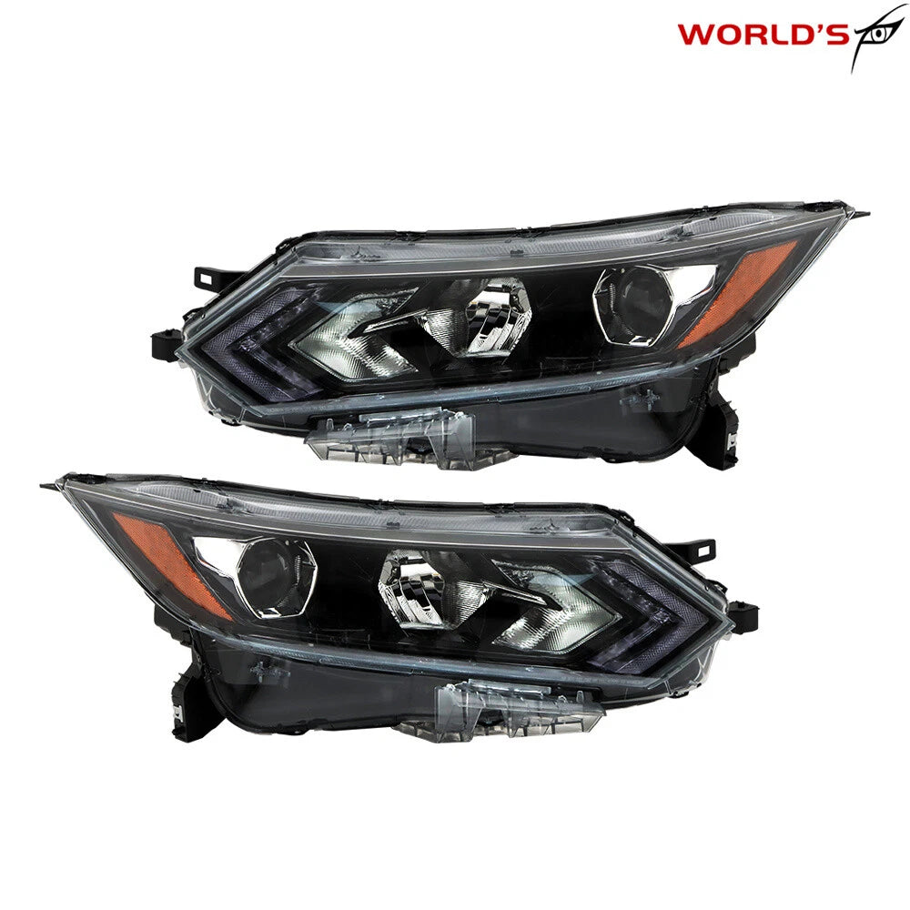 Set of 2 Halogen LED Projector Headlights for Rogue Sport (2020–2022)