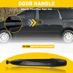 Rear Sliding Door Handle for Toyota Sienna (2004–2010) - Black