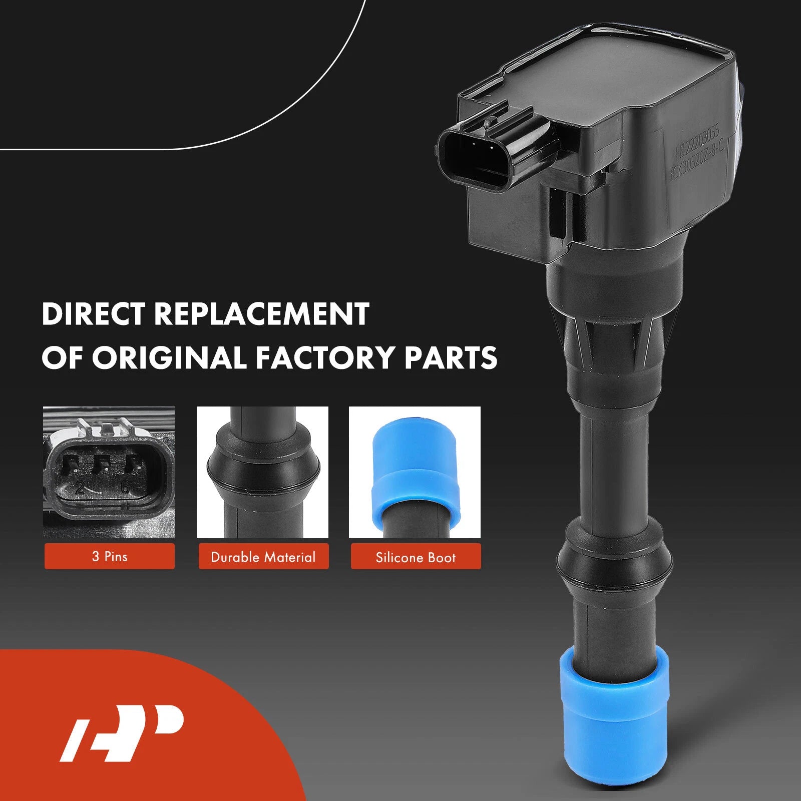 Set of 8 Ignition Coils & Iridium Spark Plugs for Honda Civic