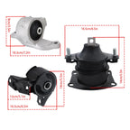 Set of 4 Engine & Transmission Mounts for Acura MDX V6 3.7L (2007–2009)