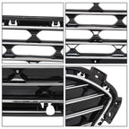 Front Upper Grille Assembly for Ford Escape (2020-2022) Black & Chrome Trim