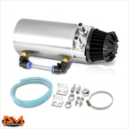 Aluminum Oil Catch Can 140ml with Breather Filter for Universal Applications