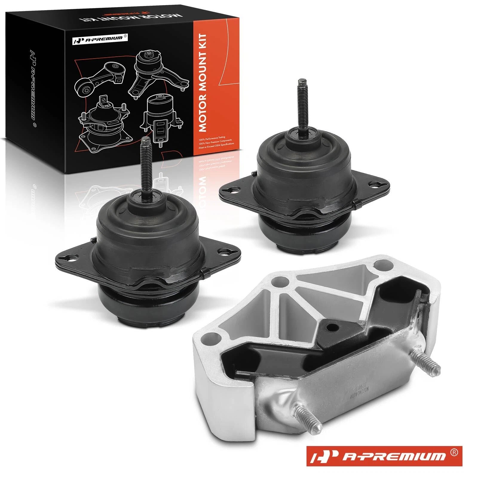 3X Engine Motor & Transmission Mount for Ford Mustang (2011–2022)