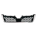 Replacement Gray Chrome/Matte Plastic Front Grille For 2014-2016 Subaru Forester