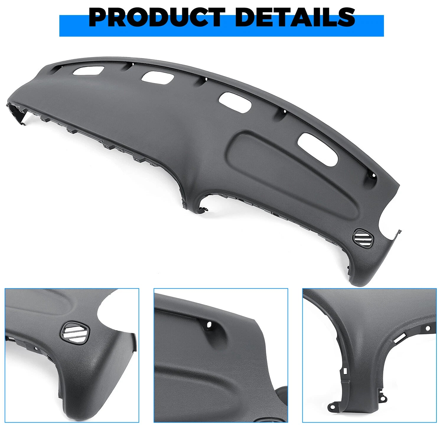 Dash Pad Instrument Panel for Dodge Ram 1500 (1998–2001), 2500/3500 (1998–2002)