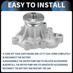 Water Pump with Gasket & Screws Kit for Toyota Van (1984–1989) No. 1610079035