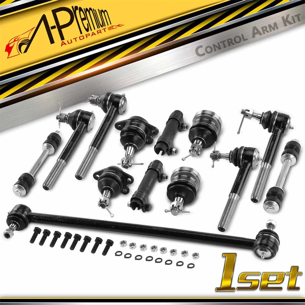 Set of 13 Front Sway Bar Link Tie Rod Ends for Chevy Express 1500 (2003–2023)