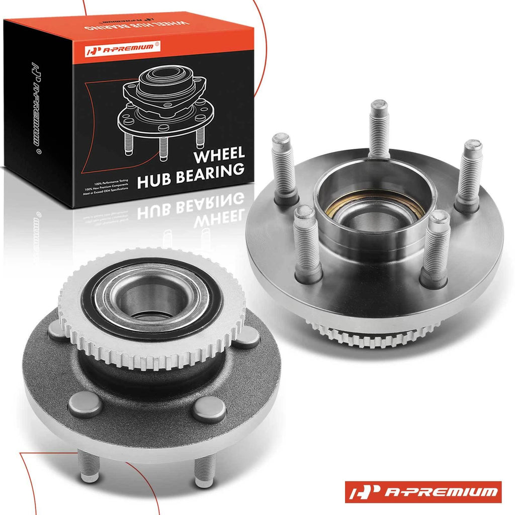 2X Front Wheel Hub & Bearing Assembly for Ford Crown Victoria (1992–2011)