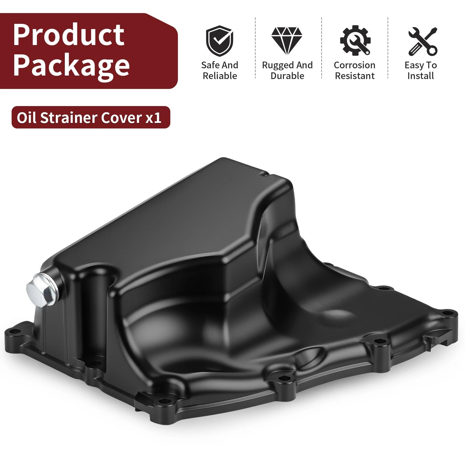Oil Pan Strainer Cover for Yamaha MT07 MT-07 YZF-R7 (2021–2024)