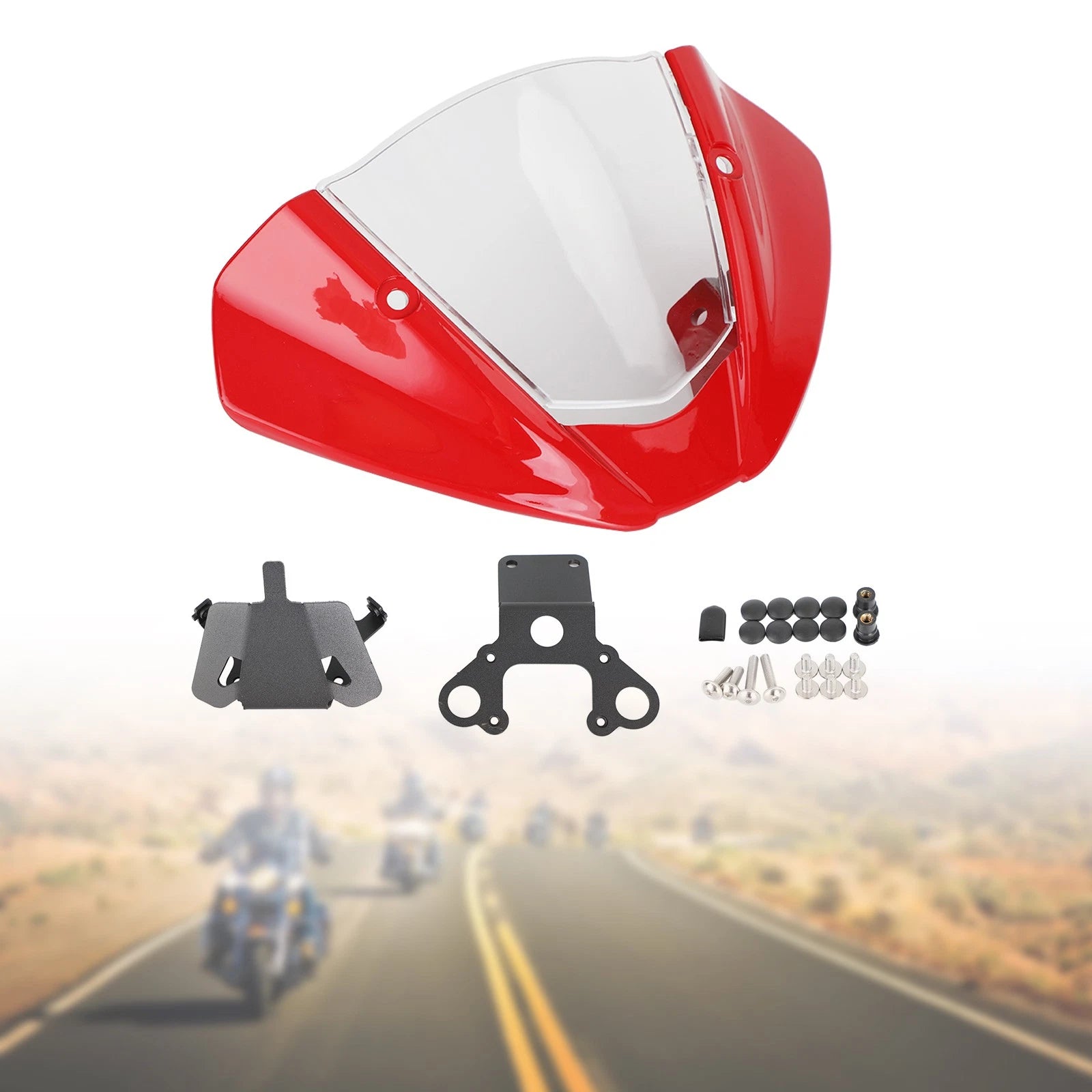 Windshield for Ducati Monster 937/950 (2021–2022) Red