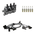 Denso Ignition Coil Wires & NGK Spark Plugs Kit for Taurus V6 (1996–1999)