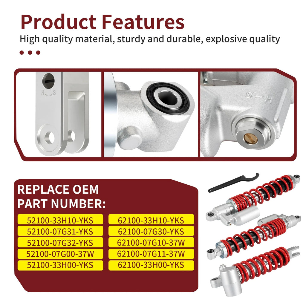 Air Shocks Absorber Kit for Suzuki QuadSport Z 400 (2003–2014)