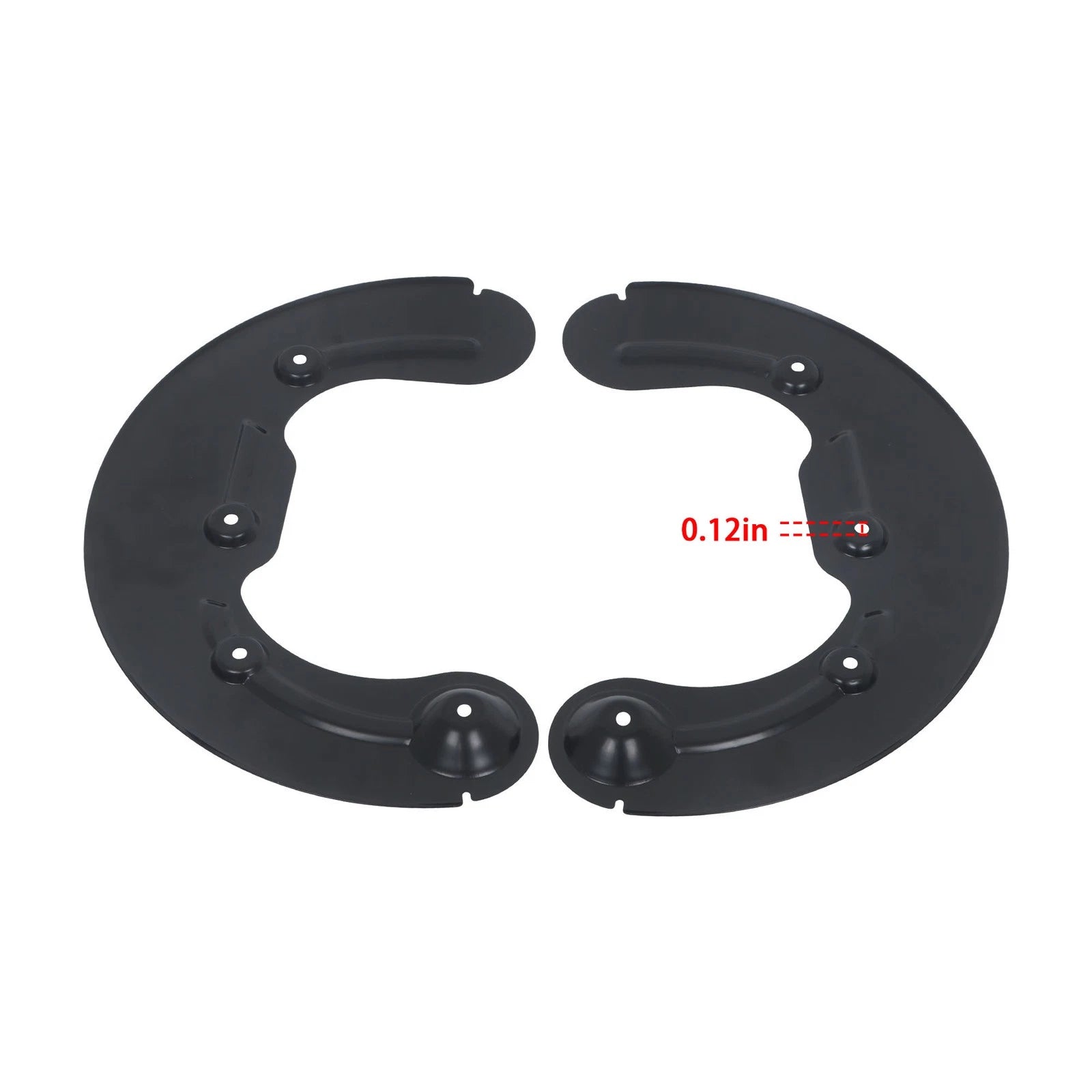 Set of 2 Brake Backing Plate Dust Splash Shields for Ford F-150 (2004â2008)