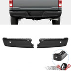 Set of 2 Rear Bumper Ends with Sensor Holes for Ford F-150 (2021–2023)