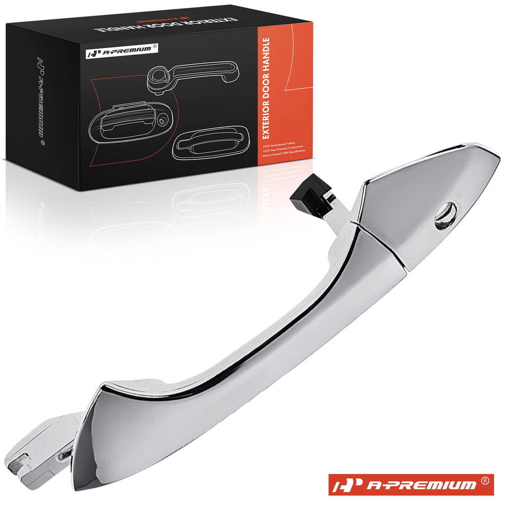 Front Left Exterior Door Handle with Keyhole for Honda Accord (2008–2012)