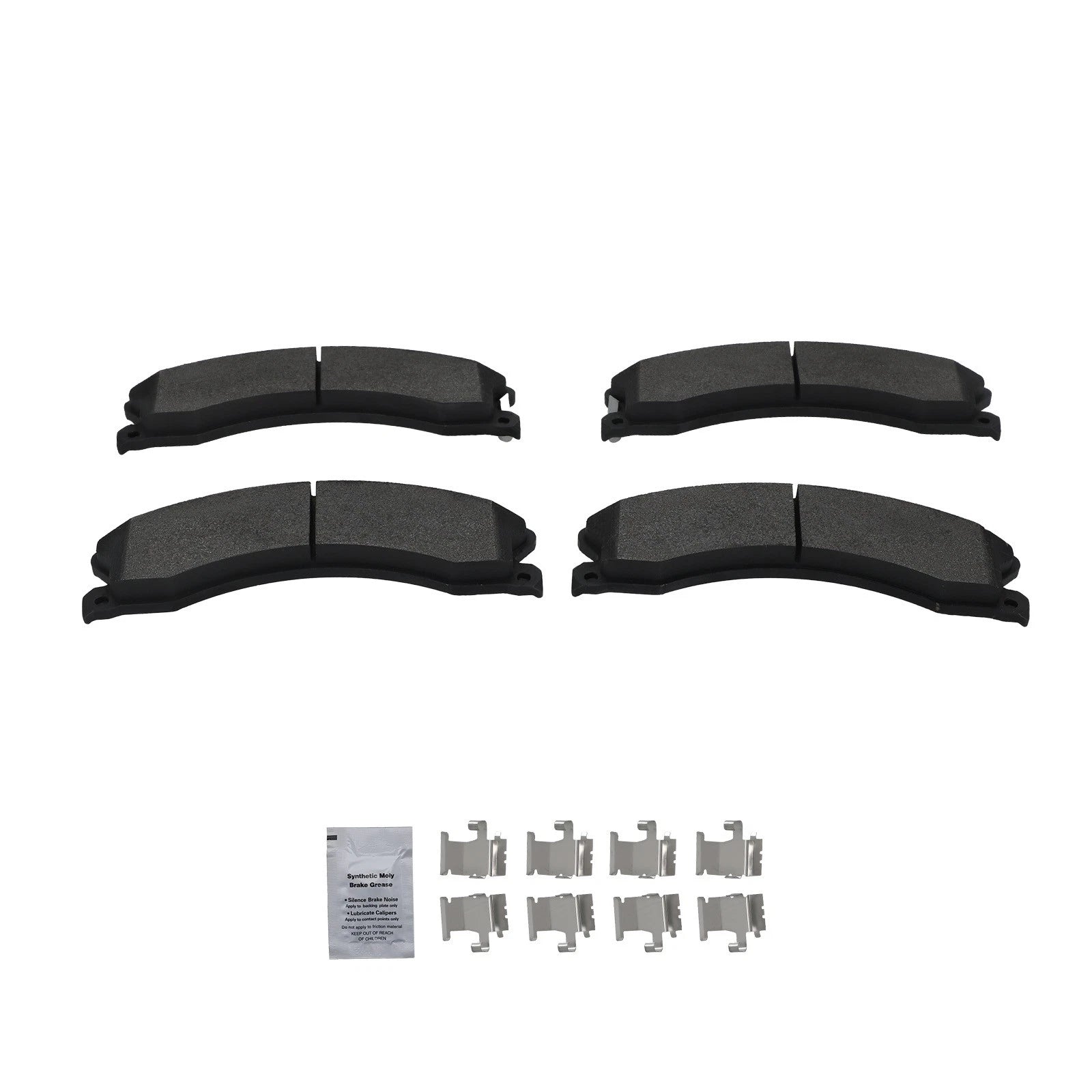 Front Brake Pads Kit for Chevy Silverado 2500/3500 GMC Sierra 3500 HD (2012–2019)