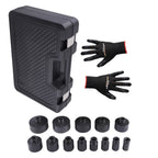 13Pcs 1/2" Drive Lock Nuts Socket Set for (18-80MM)