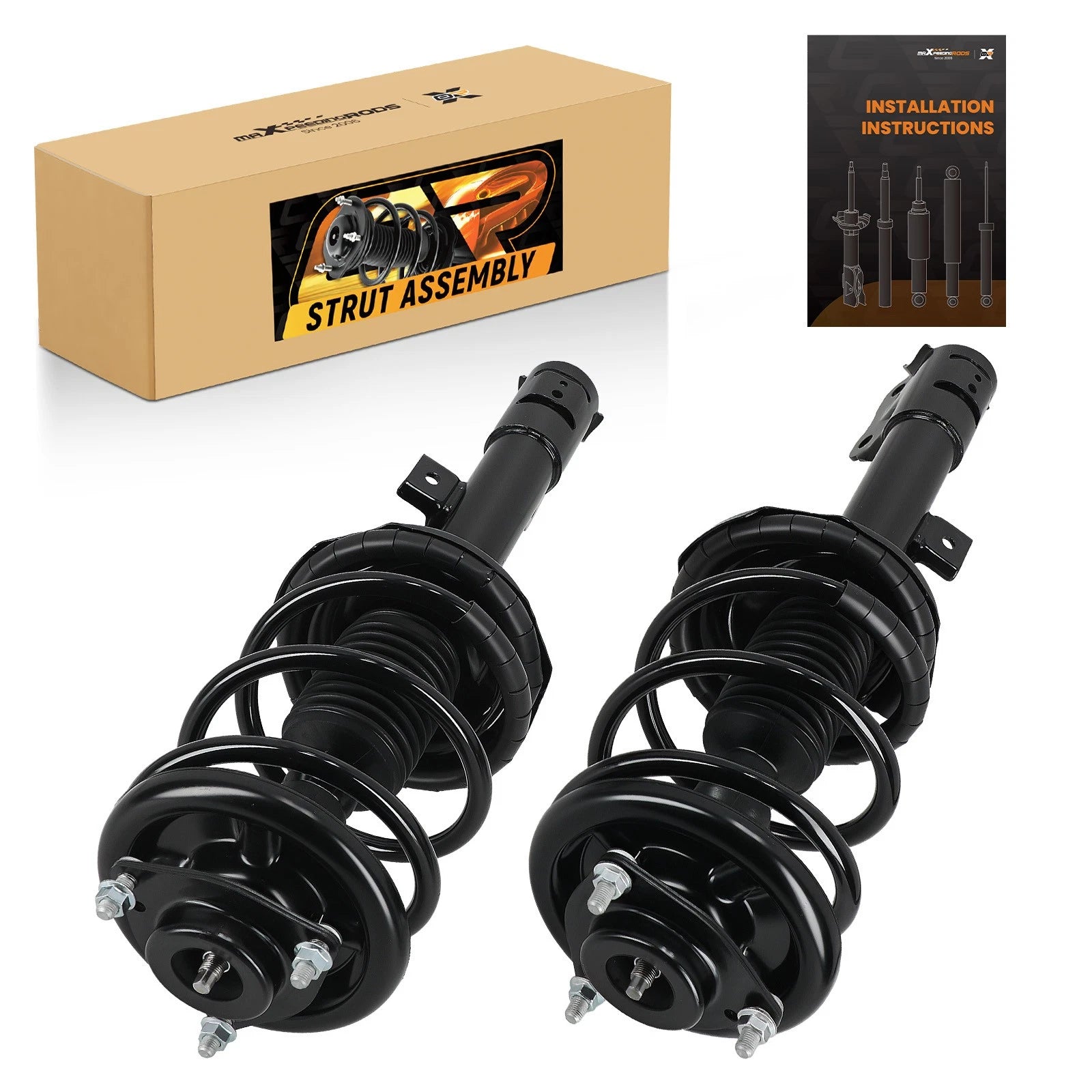 Front Complete Struts w/ Coil Springs for Mitsubishi Outlander Sport (2011–2020)