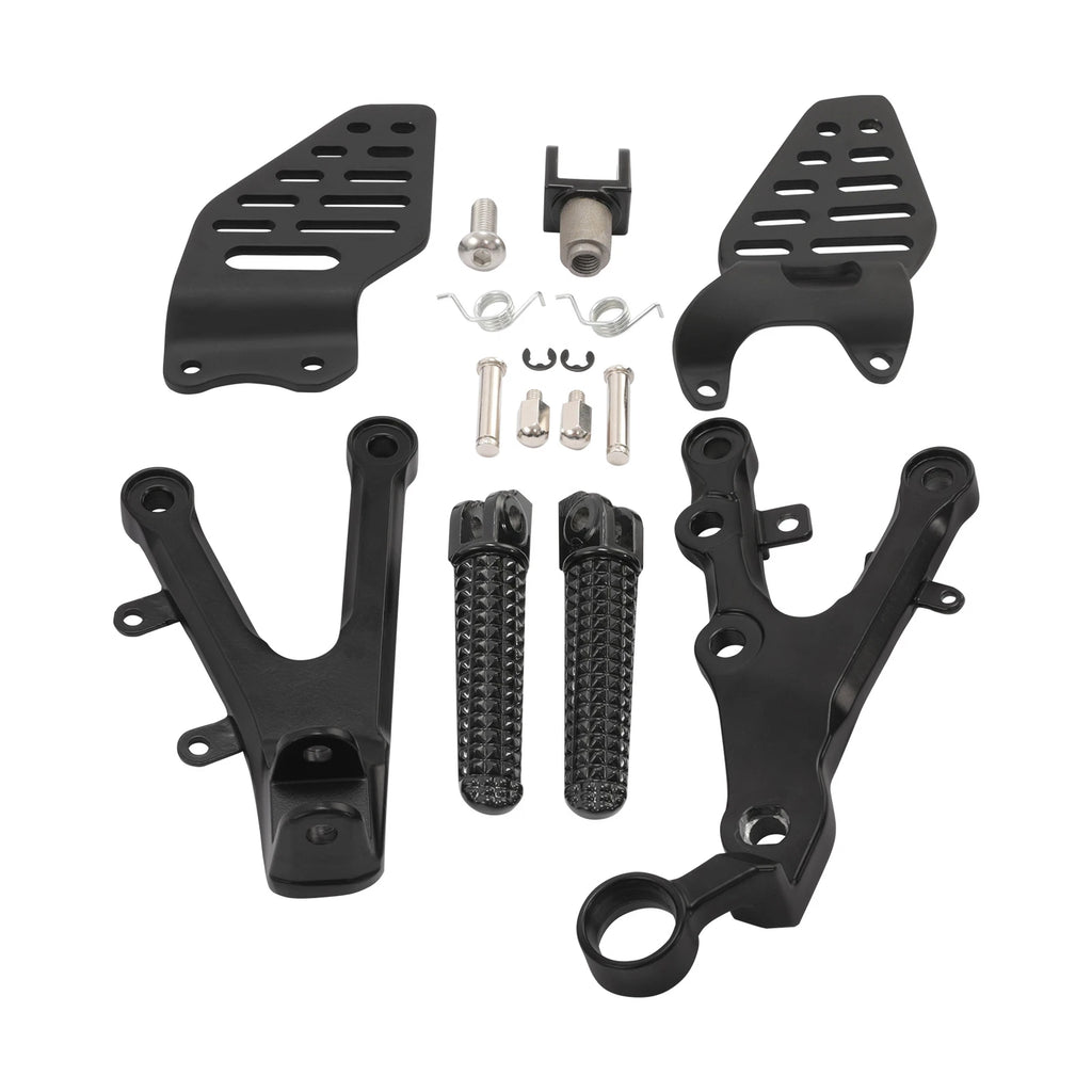 Foot Pegs Footrest Bracket for Yamaha YZF R6 (2006–2016) Black