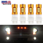 Set of 4 6000LM 60W 3157 3156 SMD LED DRL Daytime Running Lights