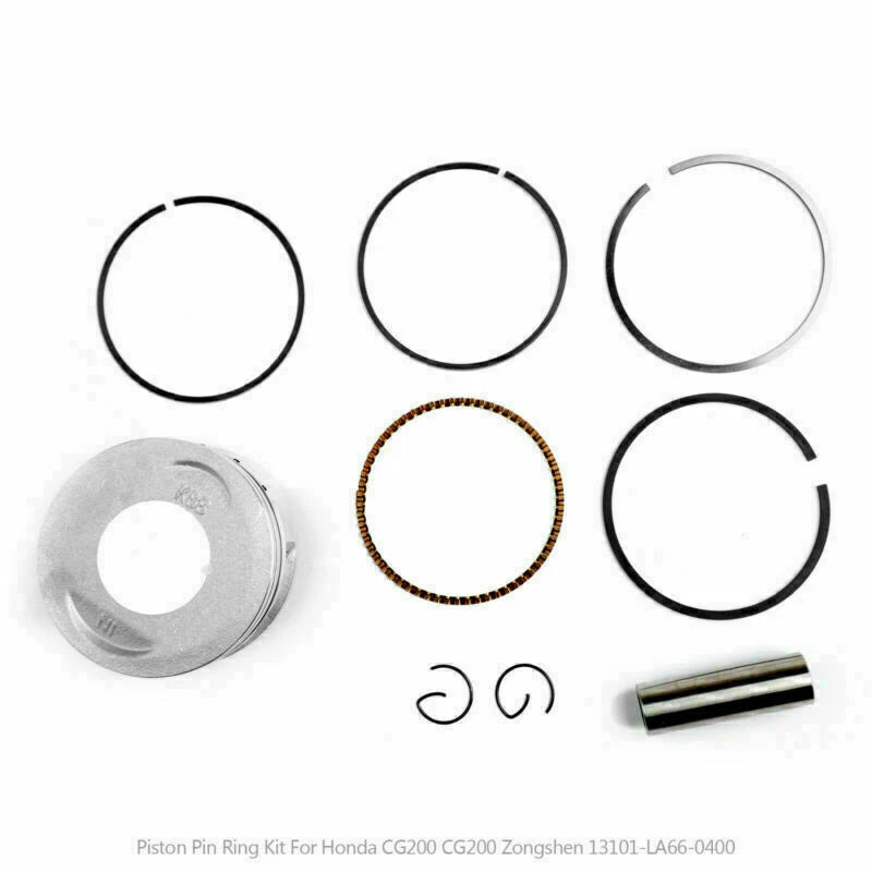 Piston Kit STD 63.5mm x 45.5mm for Honda CG200 (2000–2023) 13101-LA66-04 T9