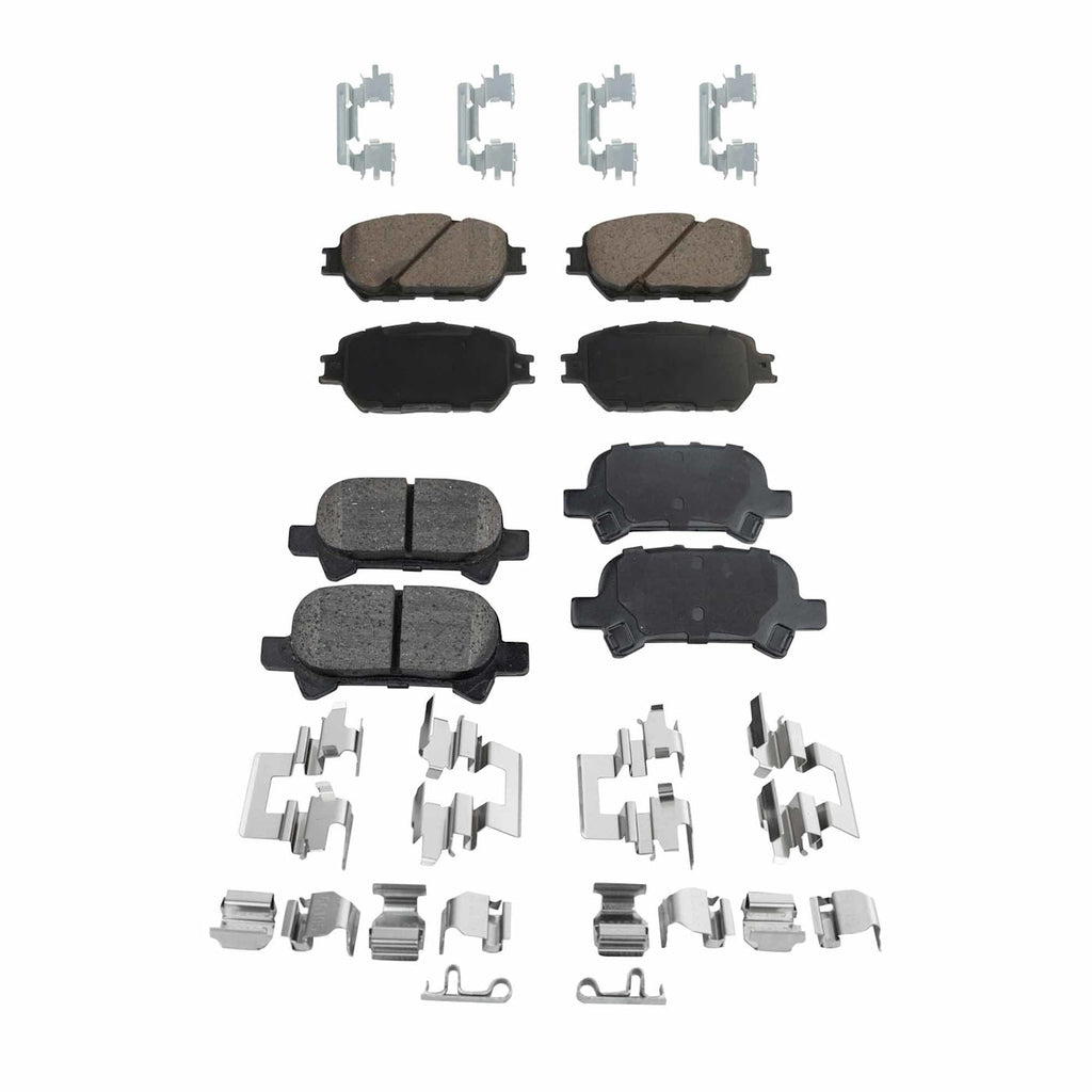 Brake Pad Set for Toyota Camry (2002–2006) Front & Rear