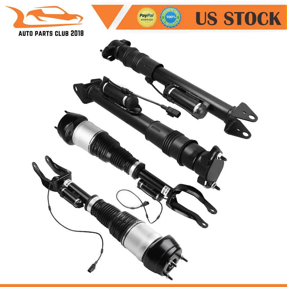 Set of 4 Air Suspension Struts for Mercedes ML350 ML550 GL450 (2012–2019)