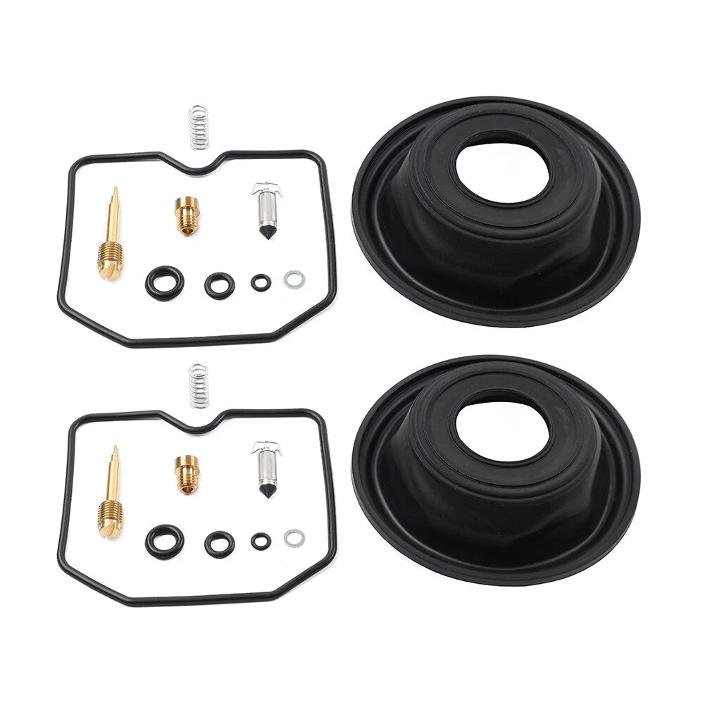 2 Sets Carburetor Repair Kit Diaphragm for Kawasaki KLE400 KLE500 (1991–2007)
