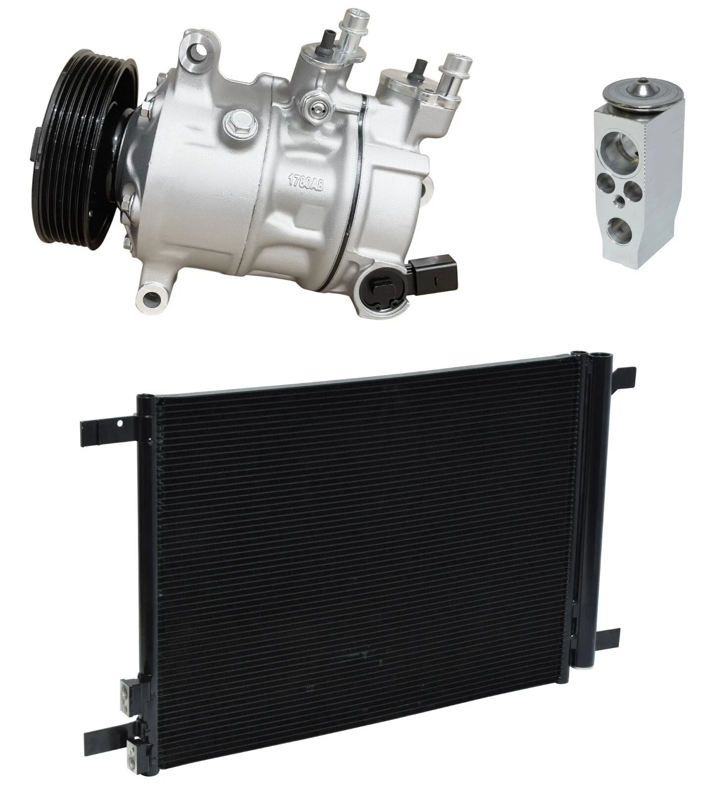 AC Compressor Kit With Condenser for Audi TT 1.8L 2.0L (2018–2020)