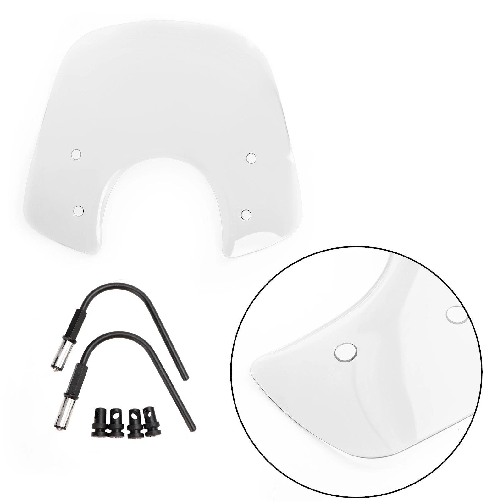 Windshield Windscreen for Vespa LX50 LX125 LX150 GT200 GTS300 (2006–2023)