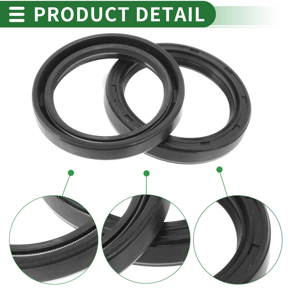 Set of 5 Oil Seal Ring for Rotary Shaft 38x50x8mm NBR Rubber
