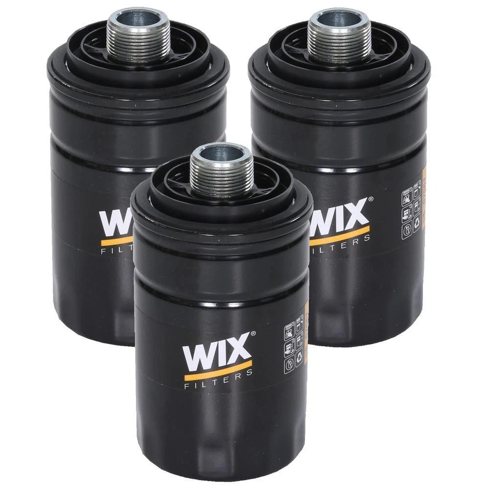Set of 3 Wix 57561 Engine Oil Filter Kit for (Spin-On)