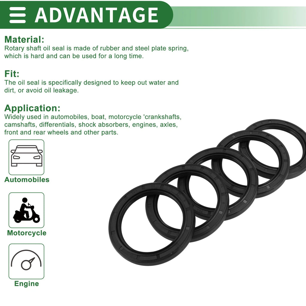 Oil Seal   52x70x8mm NBR Rubber High Pressure