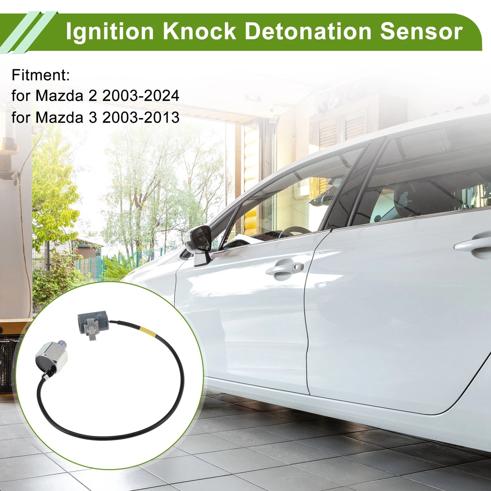 Ignition Knock Detonation Sensor for Mazda 2 (2003–2024) No.ZL0118921