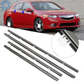 Set of 4 Window Weatherstrip Seals for Acura TSX (2009–2014) Chrome