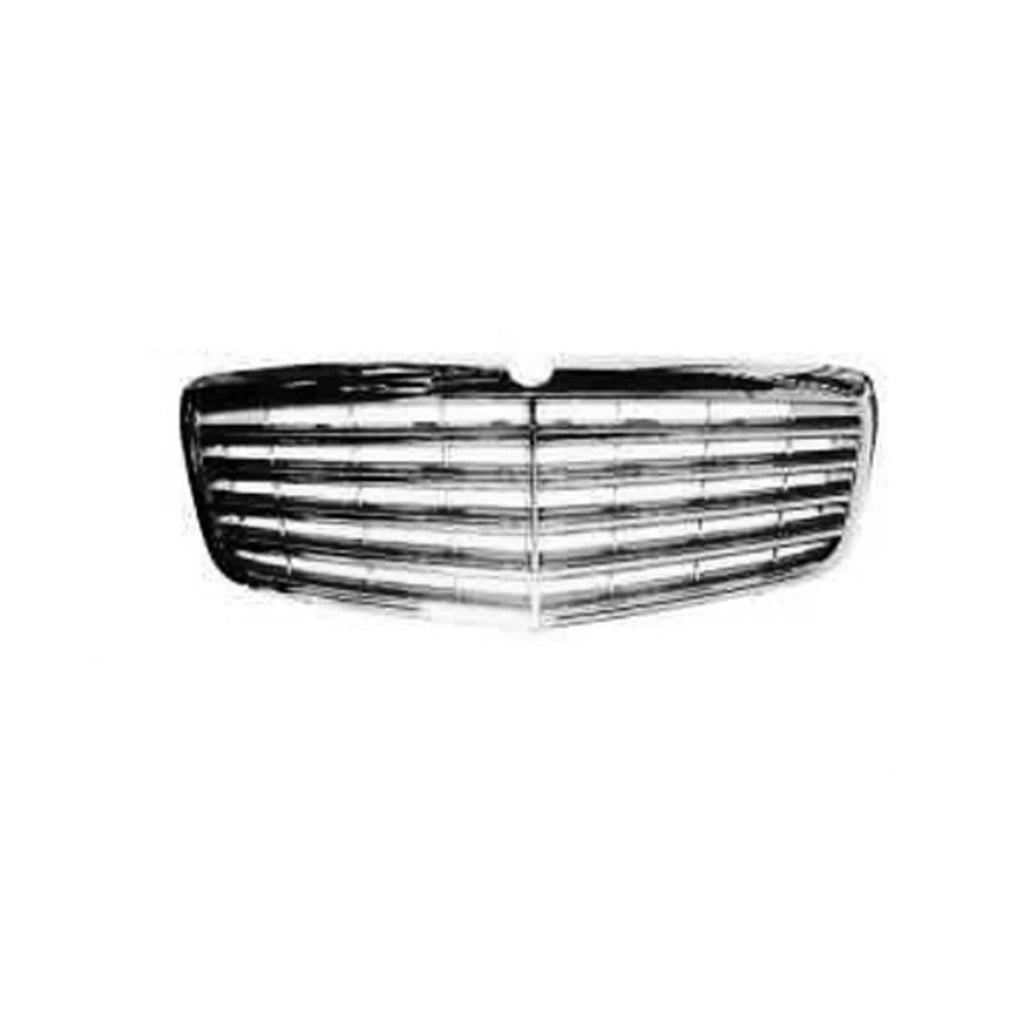 Replacement Gray Chrome Plastic Front Grille (See compatibility Chart)