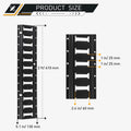 Set of 4 E Track Tie Down Rails for Cargo Trailers (2')