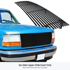 Black Billet Grille Insert for Ford Bronco/F-Series Pickup (1987-1991)