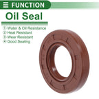 Set of 5 Oil Seal Rotary Shaft Seal FKM Rubber 22x42x7mm