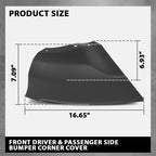 Set of 2 Front Bumper Corner Covers for Ford EcoSport (2018–2022)