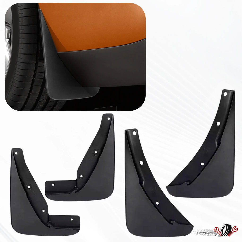Set of 4 Fender Mud Splash Guards for Dodge Challenger (2015–2023)