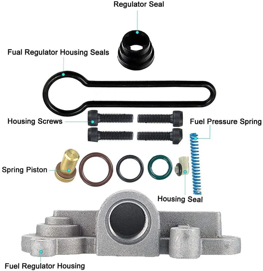 Fuel Pressure Regulator Upgrade Kit for Ford Diesel 6.0L (2003–2007) 3CZ9T517AG