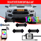 RGB LED Front Grille Lighting Kit for Toyota Tacoma (2016–2019)