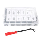 350 x Car Plastic Rivets Fasteners Trim Clips