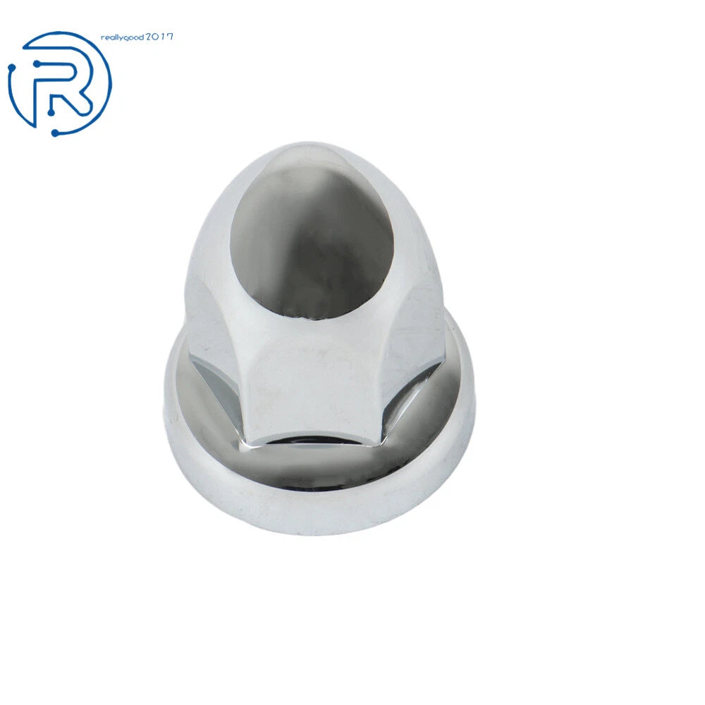 Set of 20 Lug Nut Covers for Semi Truck (33mm Chrome ABS Push on)
