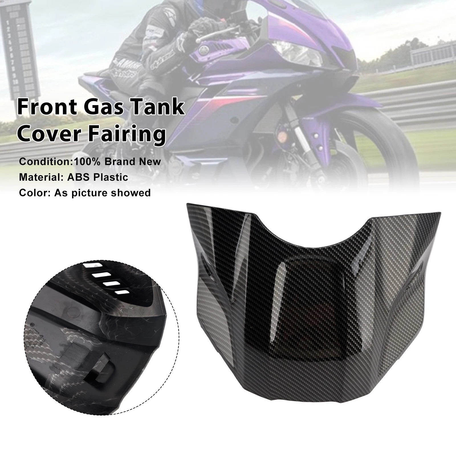 Front Gas Tank Cover Fairing for Yamaha YZF-R3 R25 (2025–2026) Carbon
